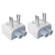 Mac Duckhead AC Power Adapter Wall Folding Plug US Charger Adapter Standard Plugs Converter Duck Head Replace for A-pple MacBook/Mac iBook/iPhone/Ipad/iPod etc (2 Packs)