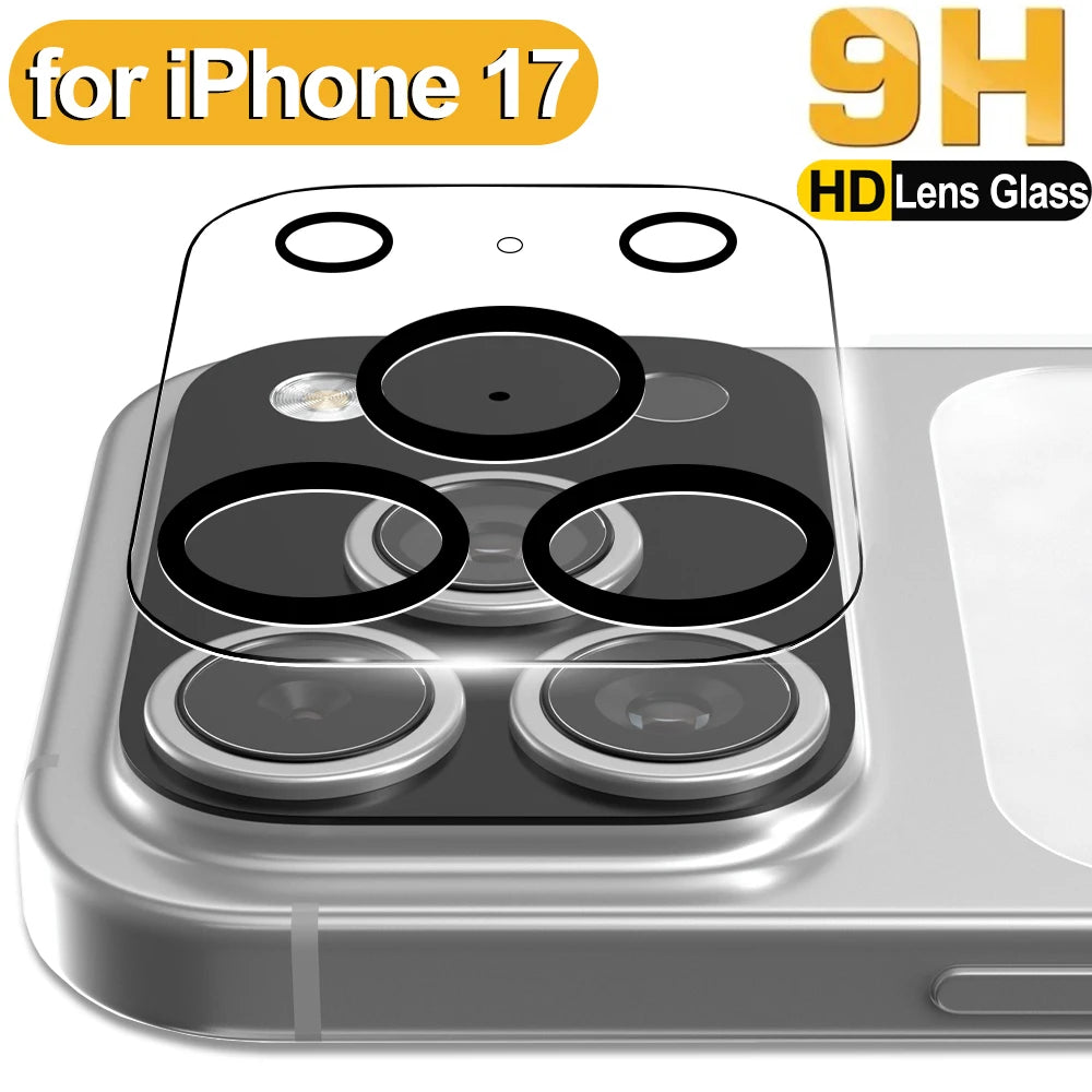 1-4PCS Tempered Glass Camera Lens Film for IPhone 17 Air 17Pro 17 ProMax HD Hardness Shatterproof Camera Protectors for IPhone17