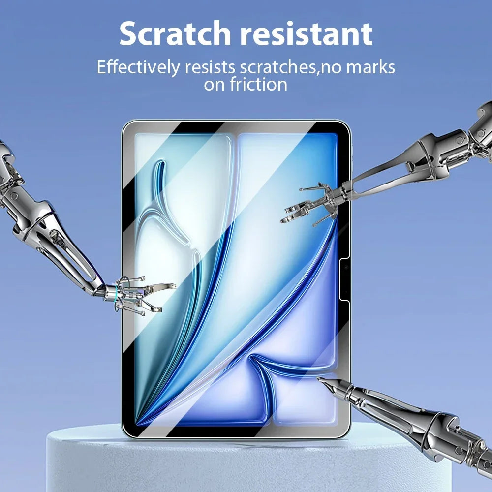 2PCS Tempered Glass Screen Protector For iPad A16 Air 13 11 5 4 M3 2025 Pro 12.9 12 9 M4 M2 10th 9th 7th Gen 10.2 Mini 6 7 Film