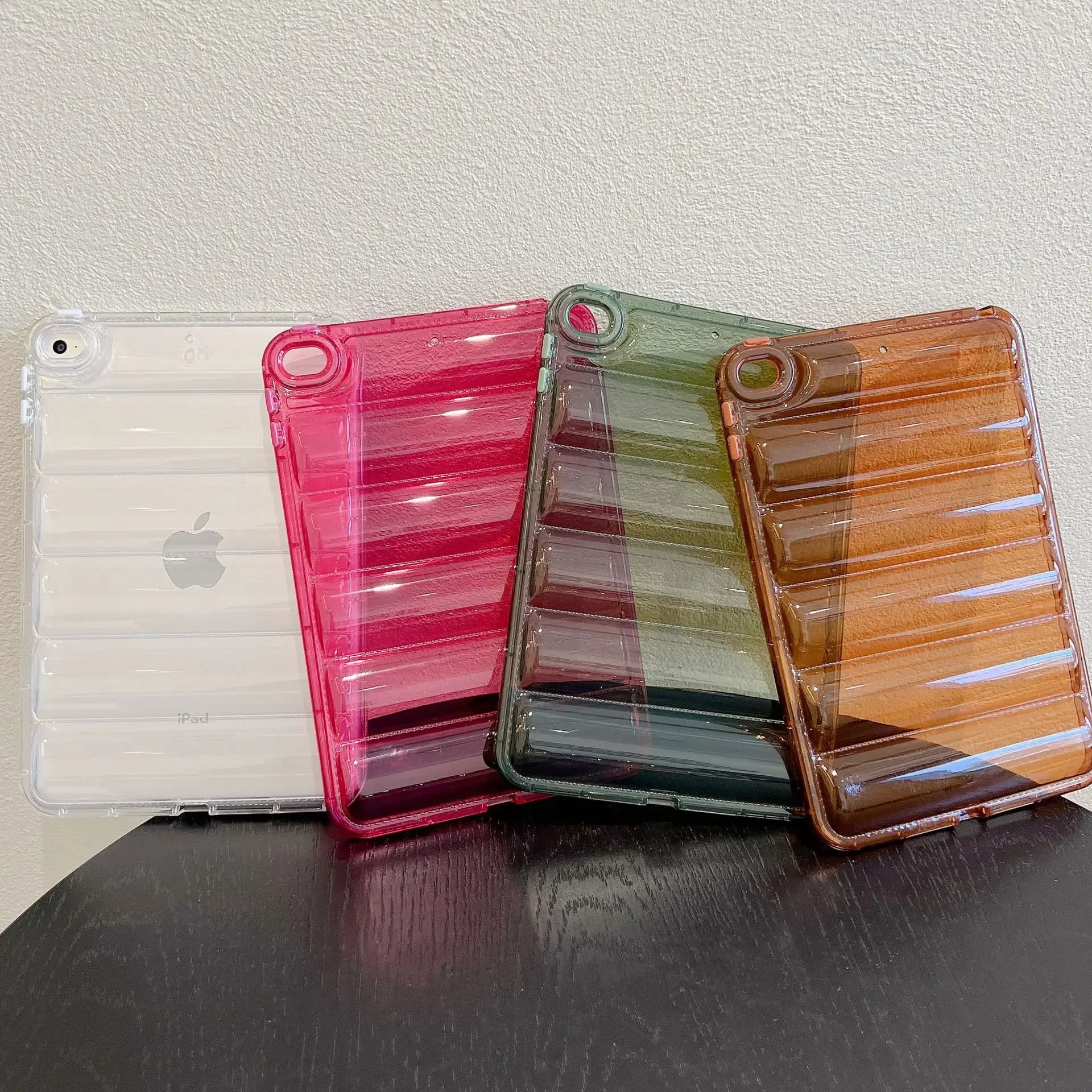 For iPad 2024 2025 A16 Case 7 8 9 10th 11th Generation Air 3 4 5 Pro 11 12.9 inch Mini 6 Tablet Cover Cases Transparent Soft