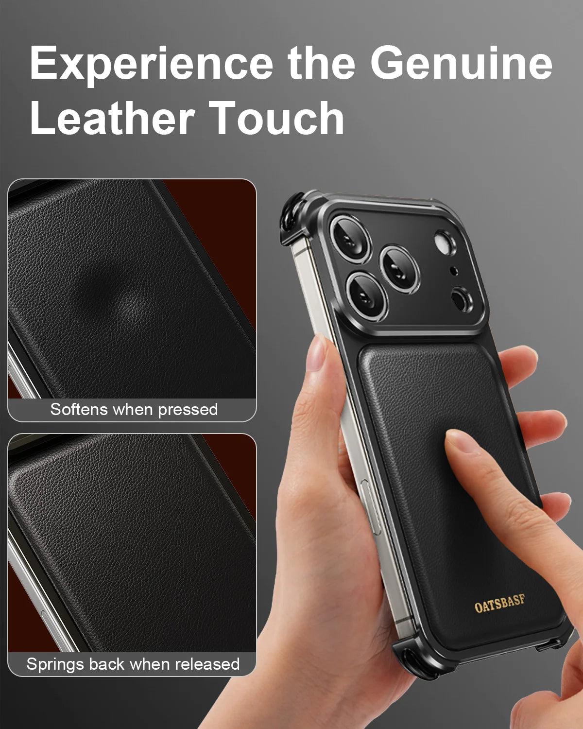 Eary Phone Case for iPhone 17 16 Pro Max for MagSafe Wireless Charging Leather Metal Screen Protective Shockproof Cover Shells