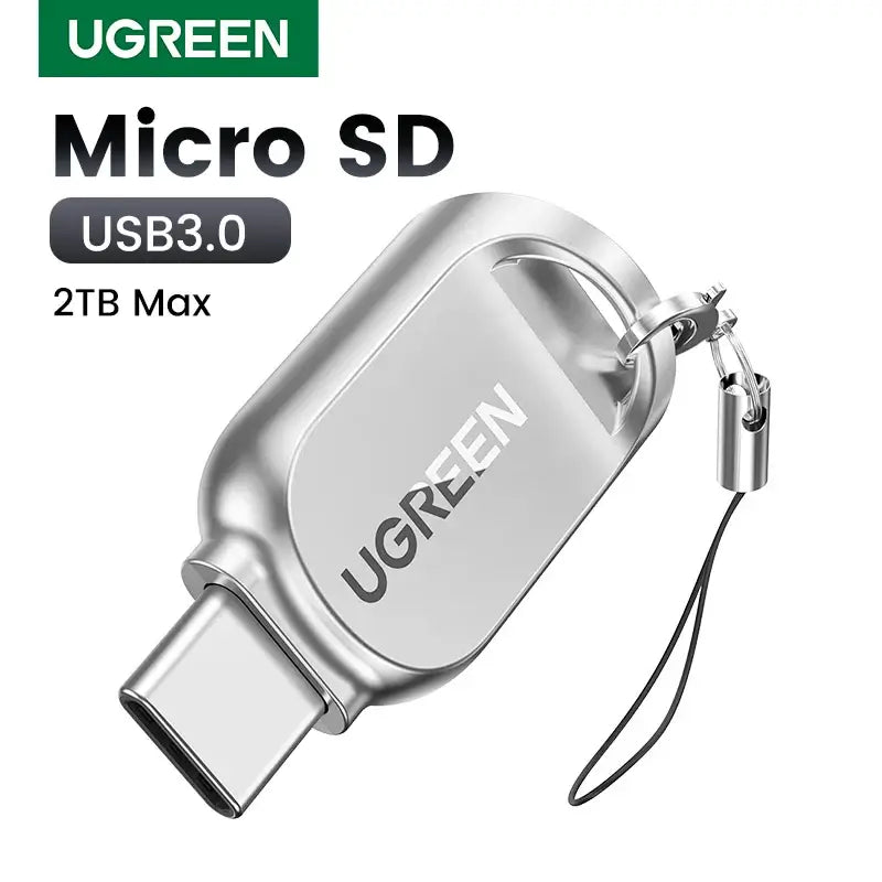 UGREEN USB-C Card Reader — Micro SD/TF OTG, USB3.0