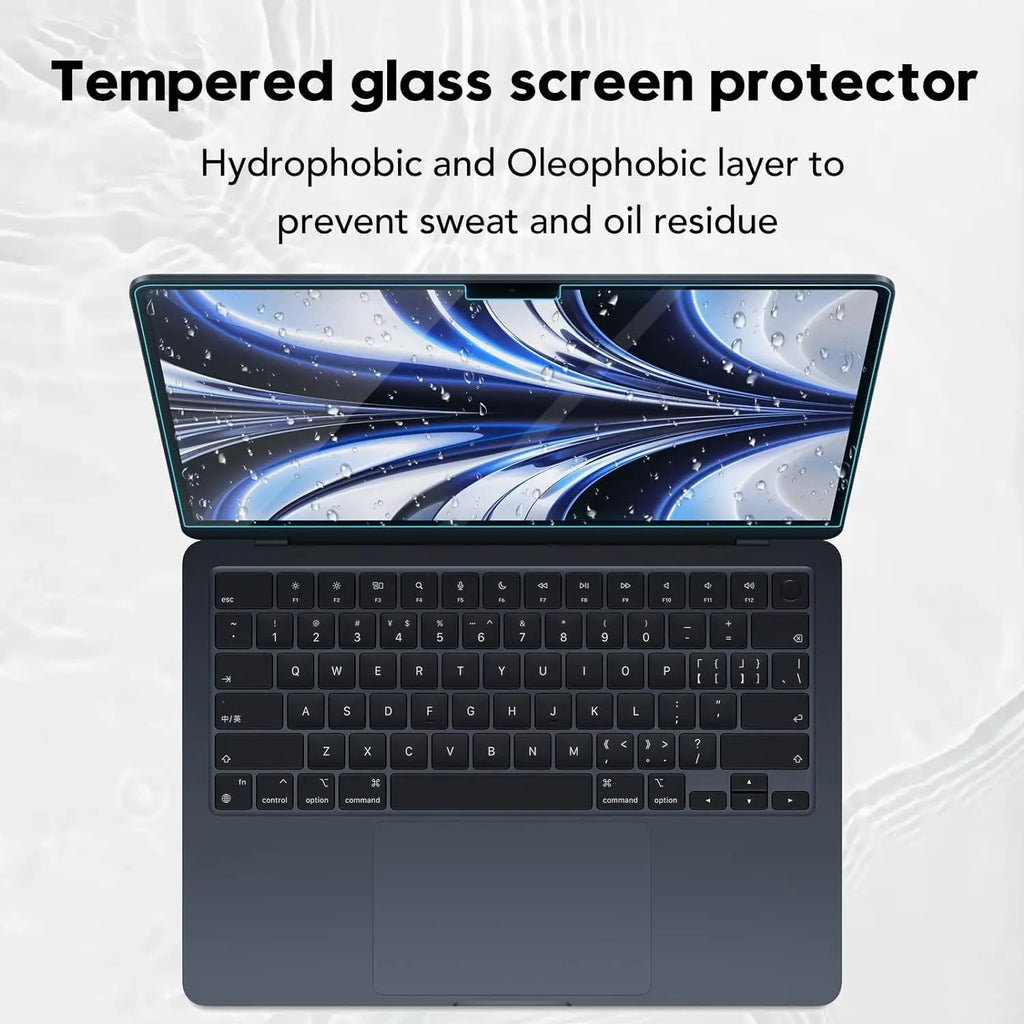 For MacBook Air 13.6 inch M4 A3240 2025 Tempered Glass Screen Protector M3 2024 A3113 Tablet Anti Scratch HD Protective Film