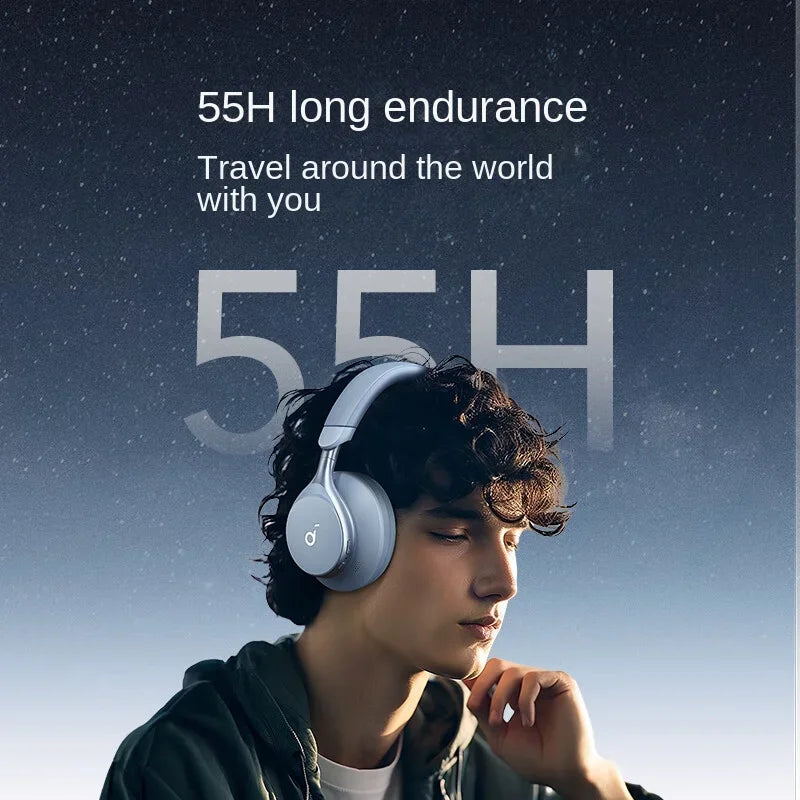 Anker SoundCore Space One /Hires/LDAC/Bluetooth Wireless Active Noise Reduction Earphones