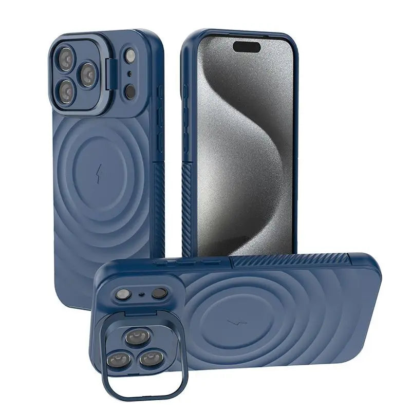 Applicable iphone 17 16 pro case Phone 15 Magnetic Wave Protective