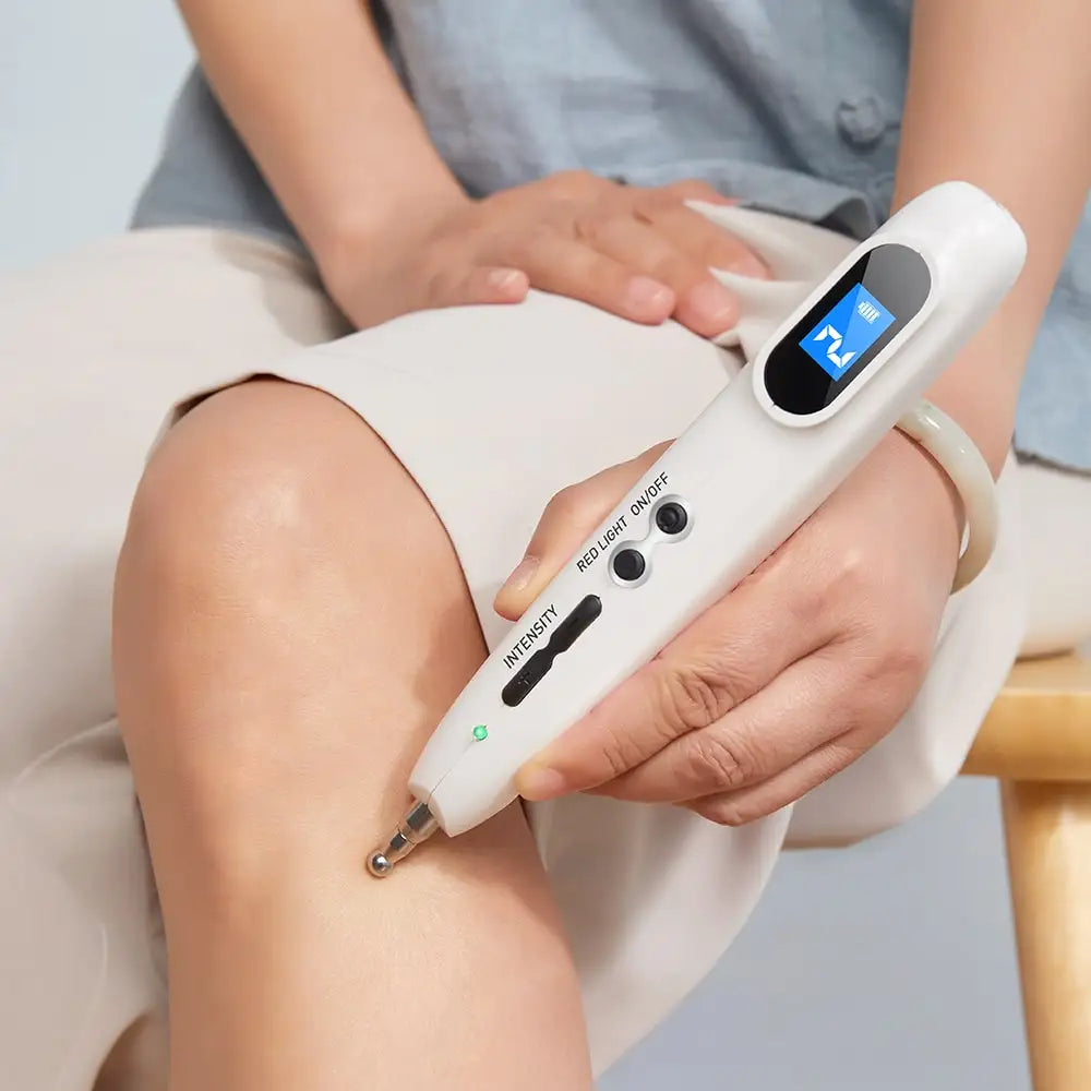 Electric Acupuncture Pen Handheld Acupressure Device Auto Find Points