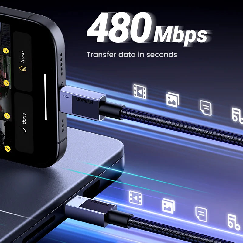 UGREEN USB-C Cable 100W
