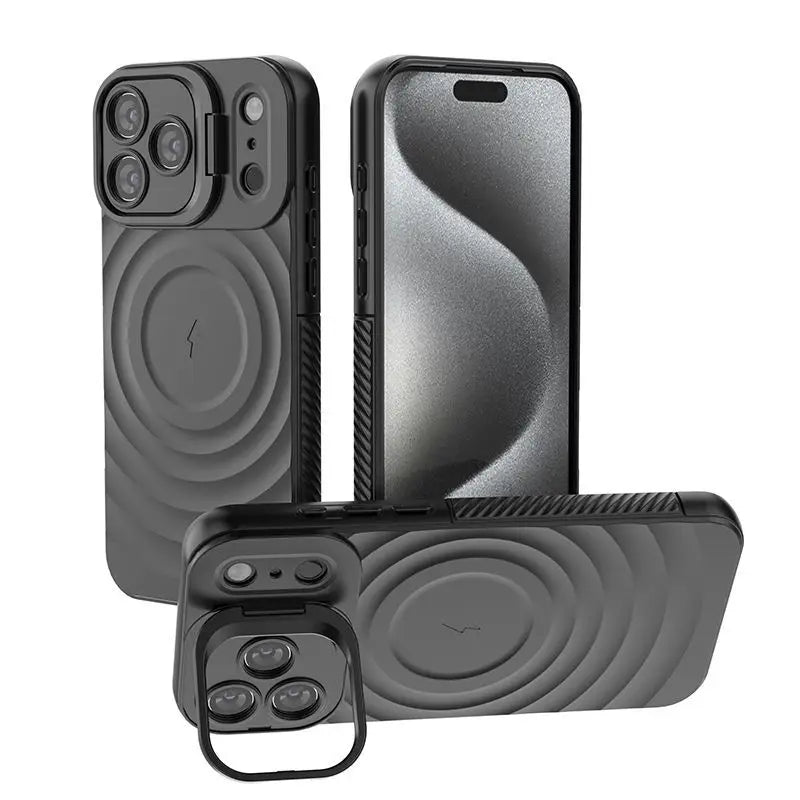 Applicable iphone 17 16 pro case Phone 15 Magnetic Wave Protective