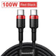 100W USB C Fast Charging Cable - Baseus for MacBook Pro