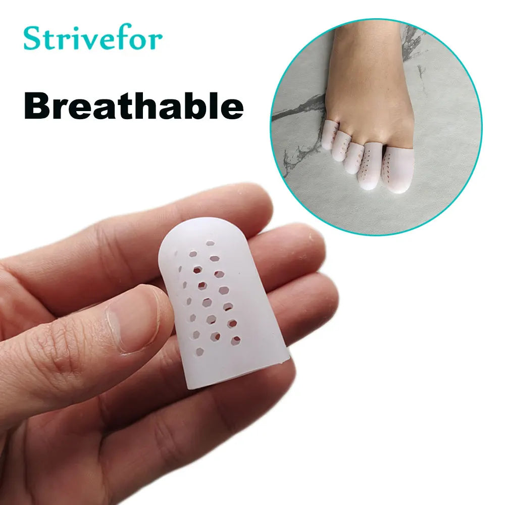 1pcs Breathable Toe Protectors For Ingrown Nails, Hammer Toes, Greek Toe, Blisters Toe Separator Relieving Toe Rubbing