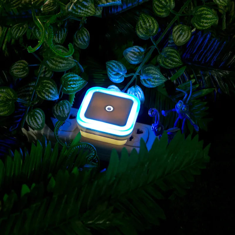 1/2PCS  Wireless Night Light LED Motion Sensor Light Night Lamp Children Bedroom Bedside Table Cabinet Lighting EU/US Plug Lamps