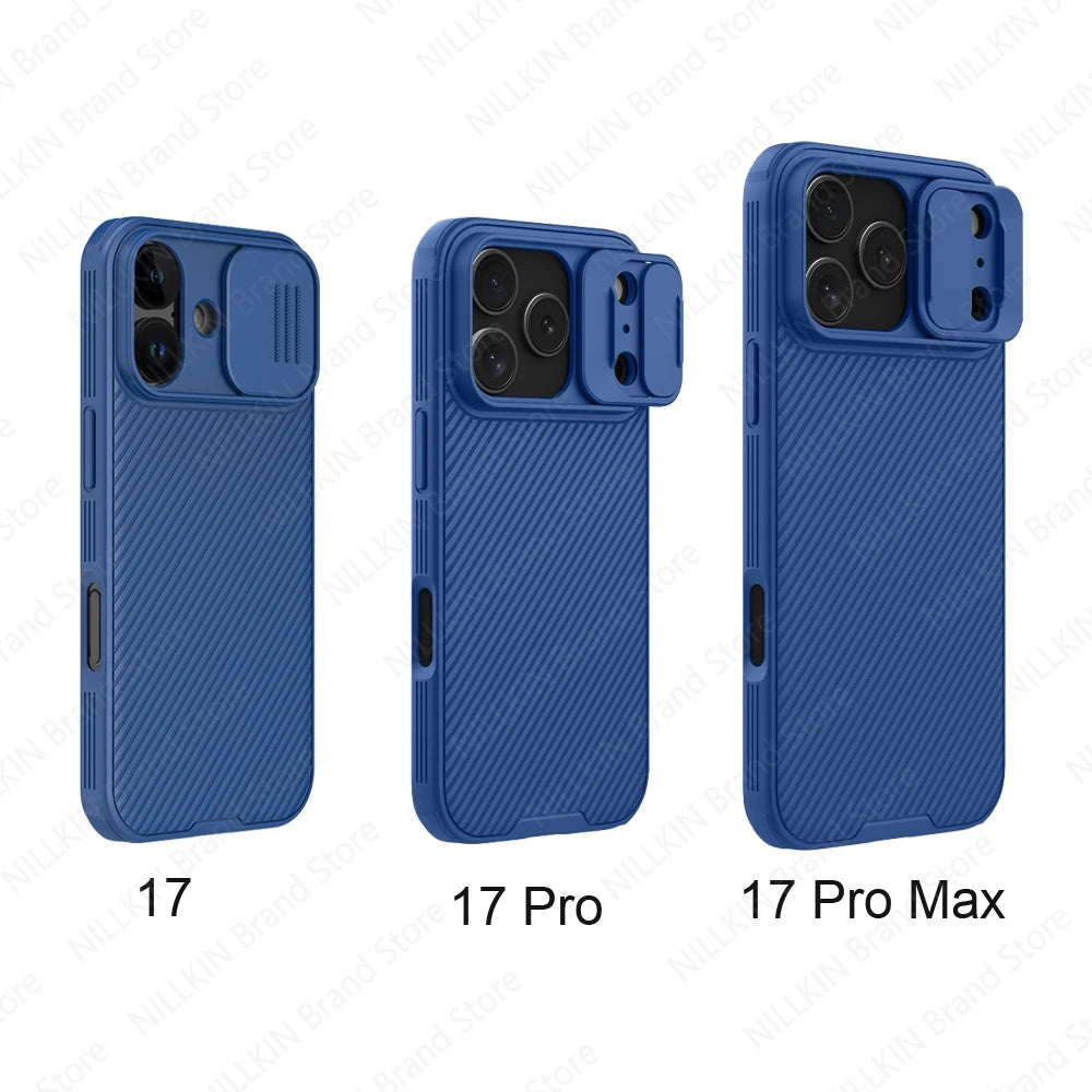 NILLKIN For iPhone 17 Pro Max / 17 Pro Case CamShield Pro Shockproof Privacy Protection Slide Camera Cover For iPhone 17 / Air