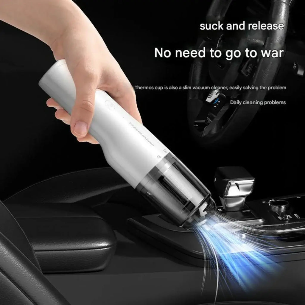 Wireless Handheld Vacuum Cleaner for Car & Home, High-Power Small Suction, Dual-Purpose Blowing, Portable & Rechargeable Cleanin