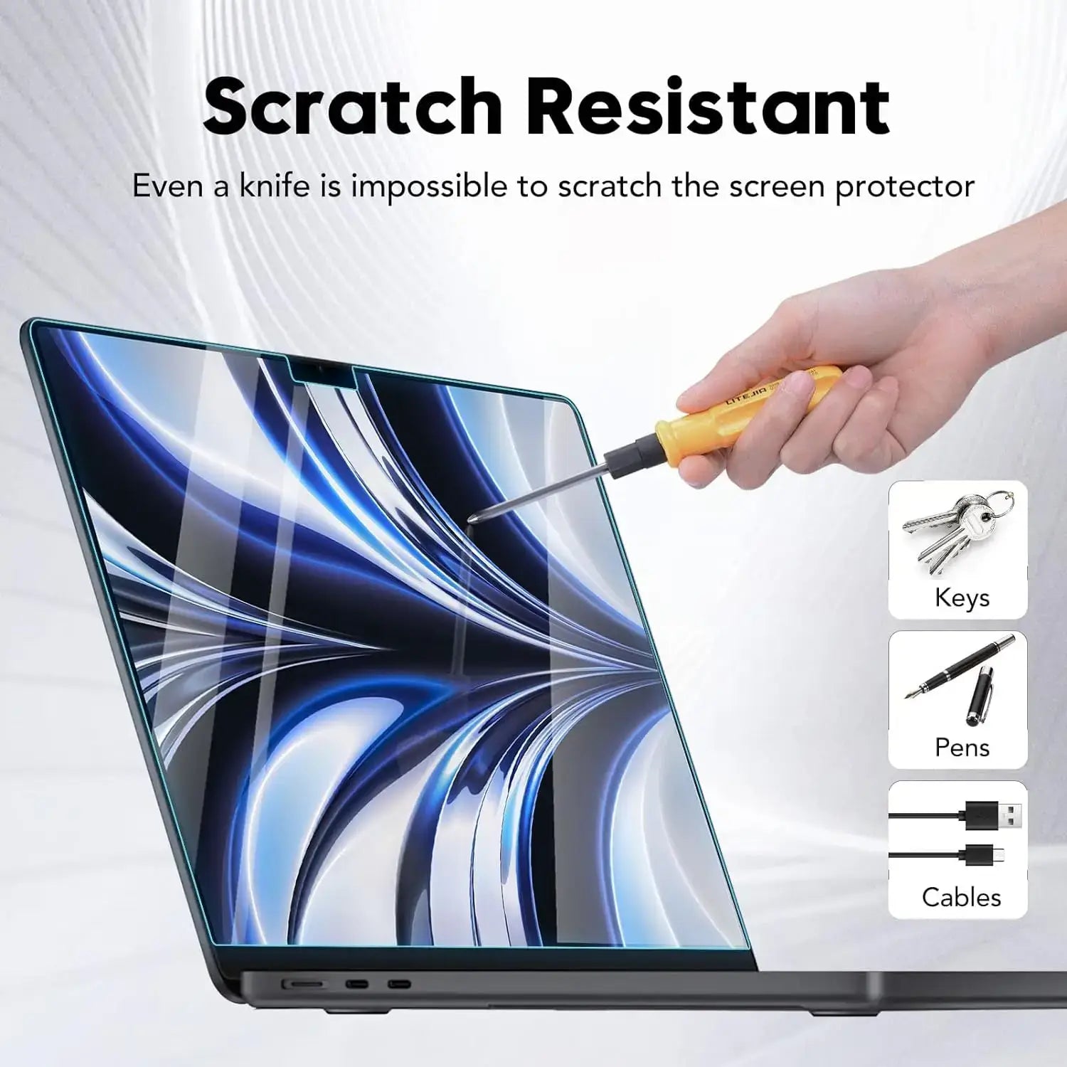 Tempered Glass Screen Protector Macbook Air 13.6