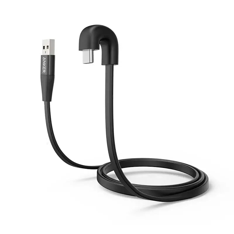 ANKER USB-A Lightning Cable MFi Certified Power Delivery  180 Degree PowerLine Play with Lightning Game Elbow Cable for Game
