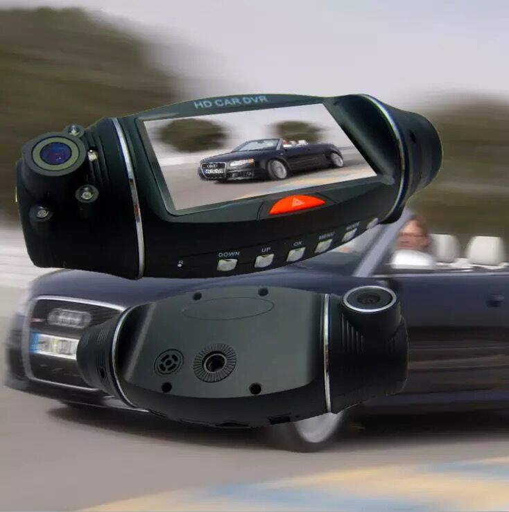 High-definition car cam night mode motion detection with GPS
