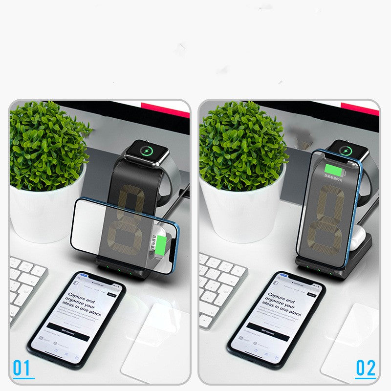 Triple Power Magnetic Wireless Charging Dock