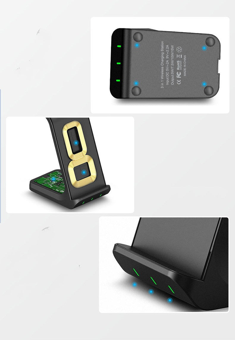 Triple Power Magnetic Wireless Charging Dock
