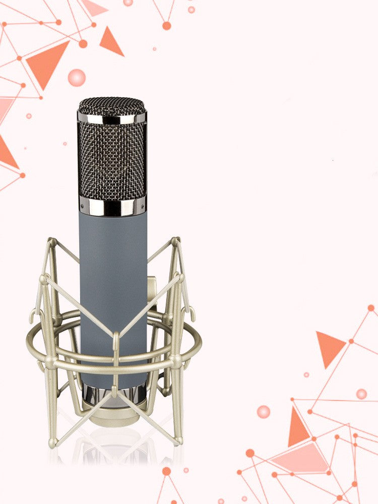 Compact Condenser Mic 34mm Membrane PC Smartphone 48V Mic