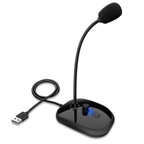 Flexible PC Mic USB Audio Adapter Display