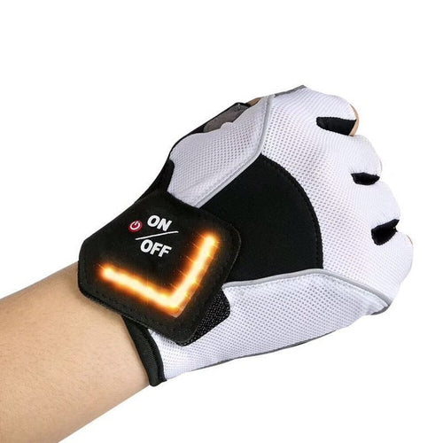 Auto-Sensing Illuminated Gloves with Turn Indicators
