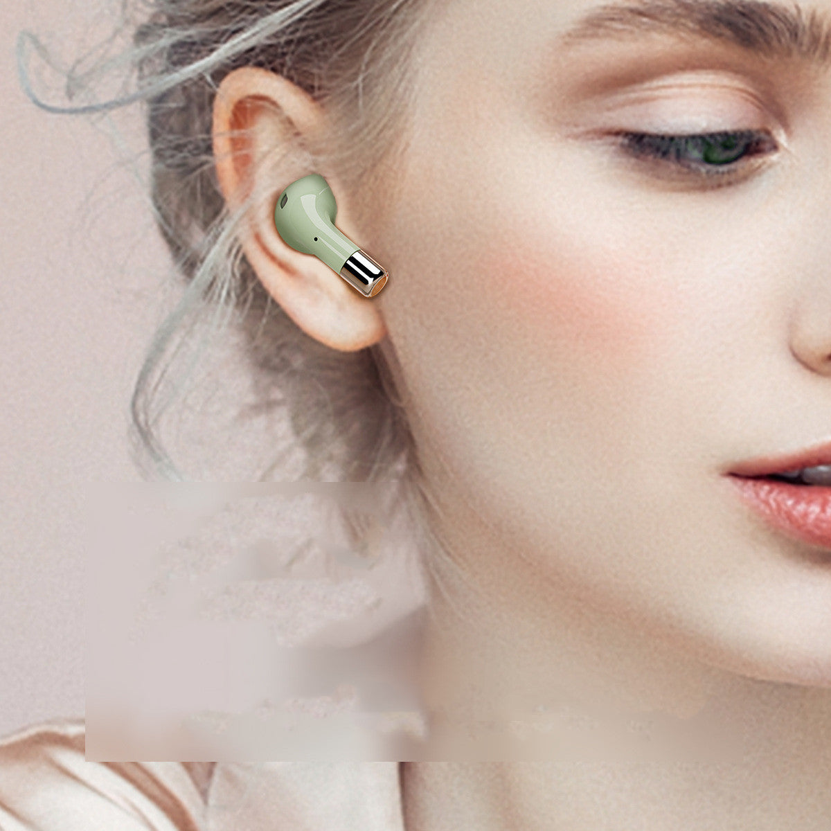 Wireless Earbuds Semi In Ear Bluetooth Stereo