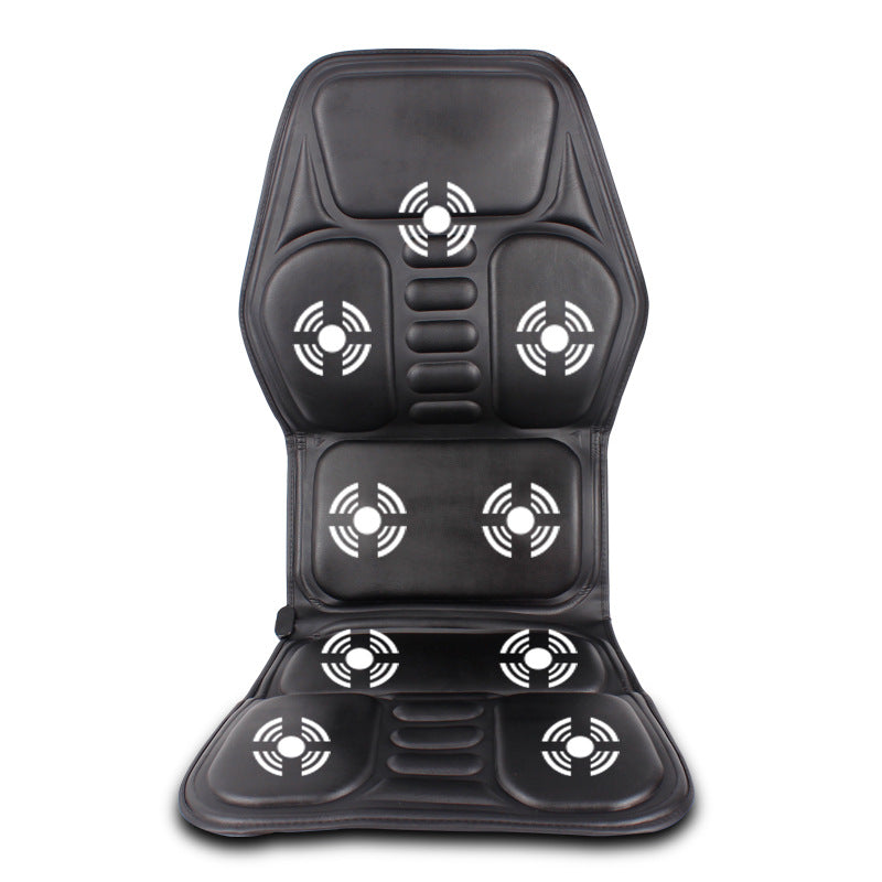 Vehicle massage cushion for back neck lumbar