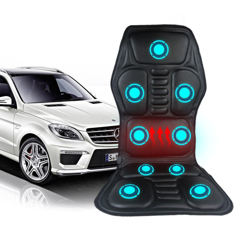 Vehicle massage cushion for back neck lumbar