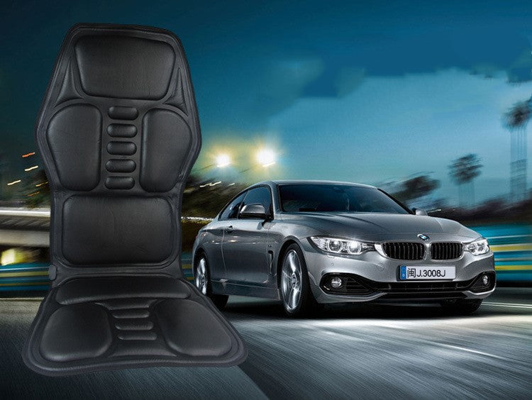 Vehicle massage cushion for back neck lumbar