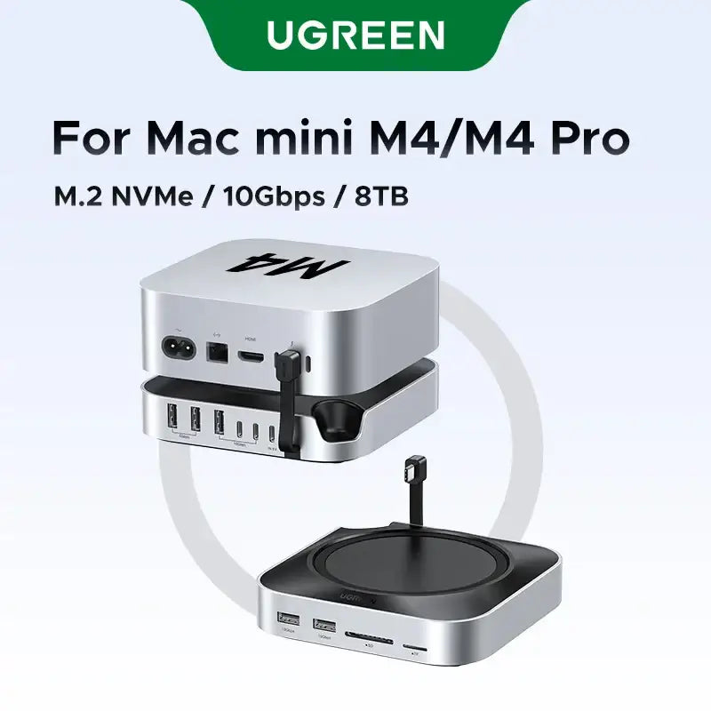     UGREEN Mac Mini M4 Docking Station with NVMe SSD