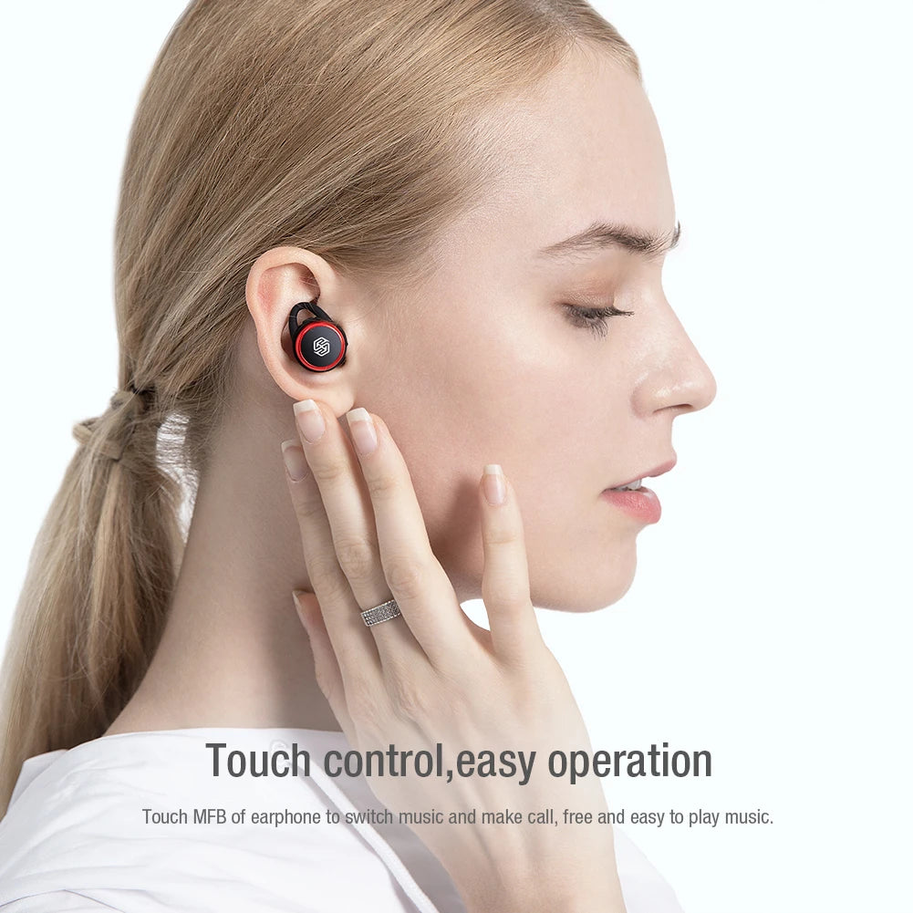 NILLKIN TW004 Wireless Headphones Bluetooth 5.0 Earphones TWS Earbuds With Mic CVC Noise Cancelling headset IPX5 Water Proof