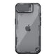 Coque NILLKIN pour iPhone 16e, modèle iceblade Prop Lens, ultra-fine, transparente, avec support de caméra et protection arrière.