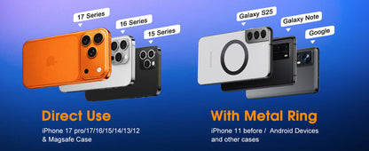     MagSafe Car Phone Mount with durable suction design
