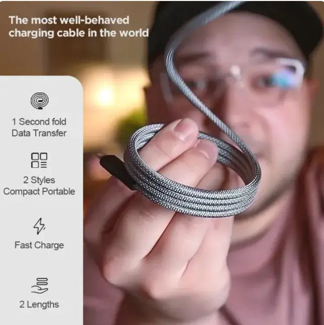 Magnetic USB Charging Cable fast charging design Techs Park