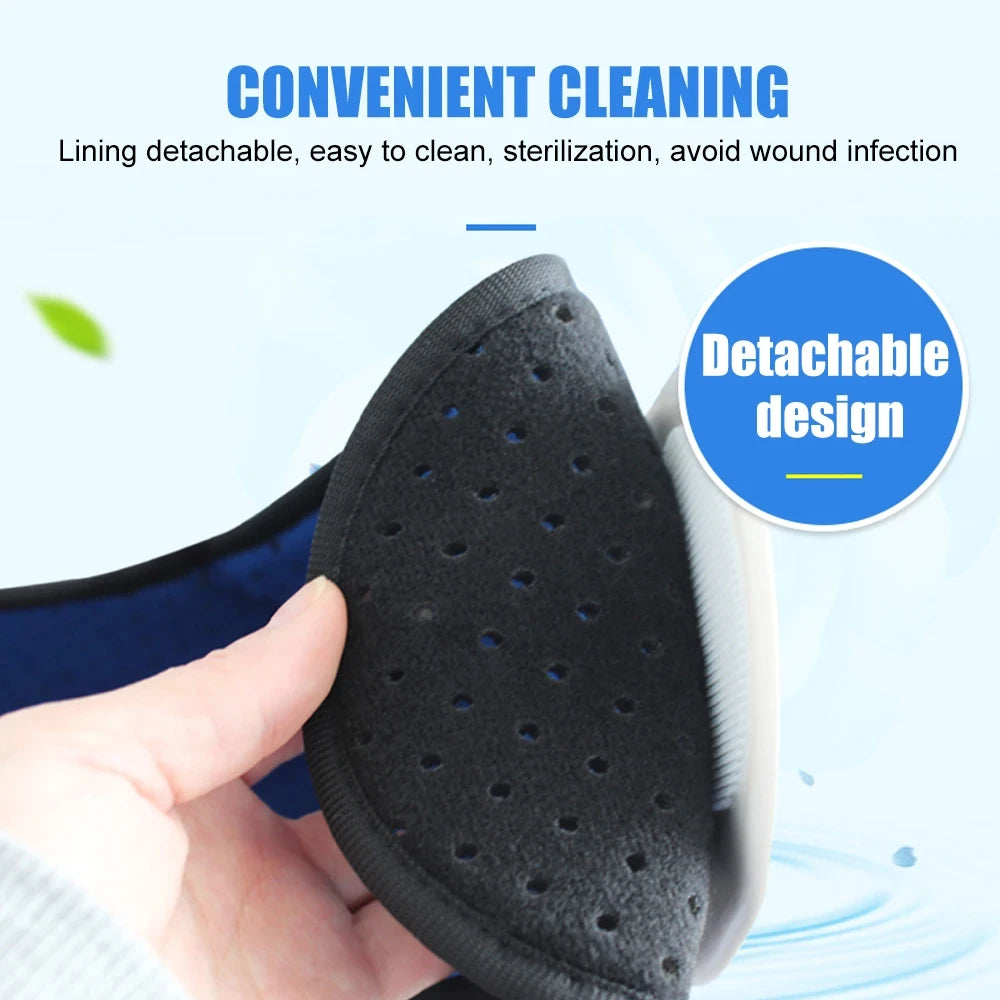 Adjustable Ankle Foot Drop Brace, Universal Fit Orthosis for Achilles Tendon & Ankle Support, Lightweight Design, Size M/L