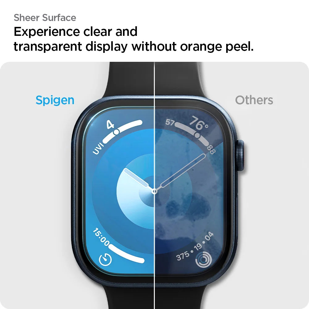 Spigen EliteShield EZ Fit for Apple Watch 11/10 Series (46mm/42mm) Screen Protector
