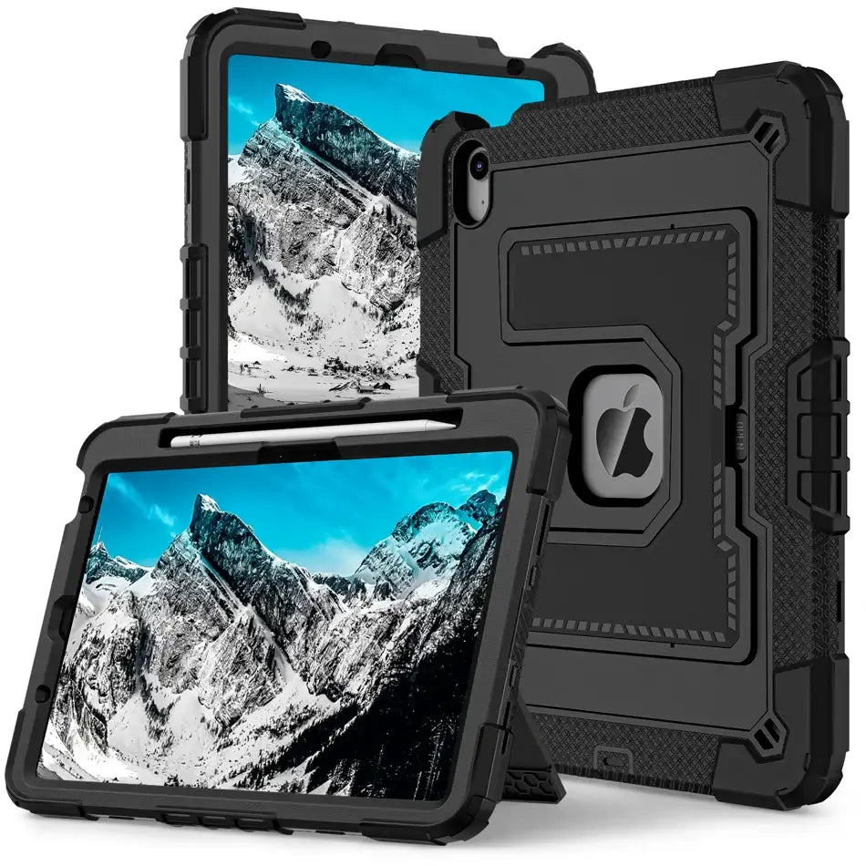 360 Rotation Stand Tablet Case For iPad 6 7 8 9 10th 11th Generation Pro 2025 11 Mini Air 4 5 10.9 inch Case Shockproof Cover