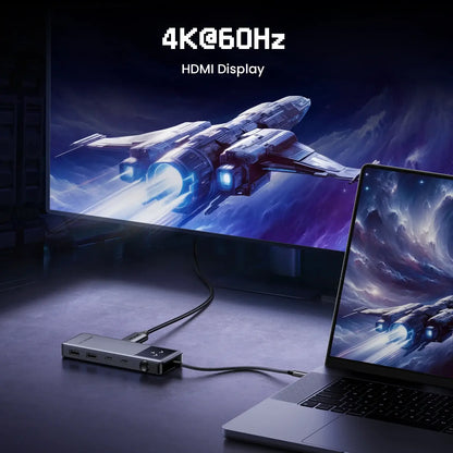UGREEN Uno USB-C Hub 6-in-1 HDMI 10Gbps blue variant