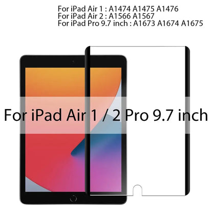 Magnetic Like Paper Film For Ipad Pro 13 M4 12.9 A16 10 9 10th 9th Generation Screen Protector Air 11 M3 M2 5 4 3 2 Mini 7 6 A17