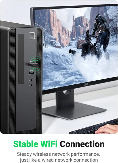 UGREEN AC650 USB WiFi Adapter dual-band Techs Park