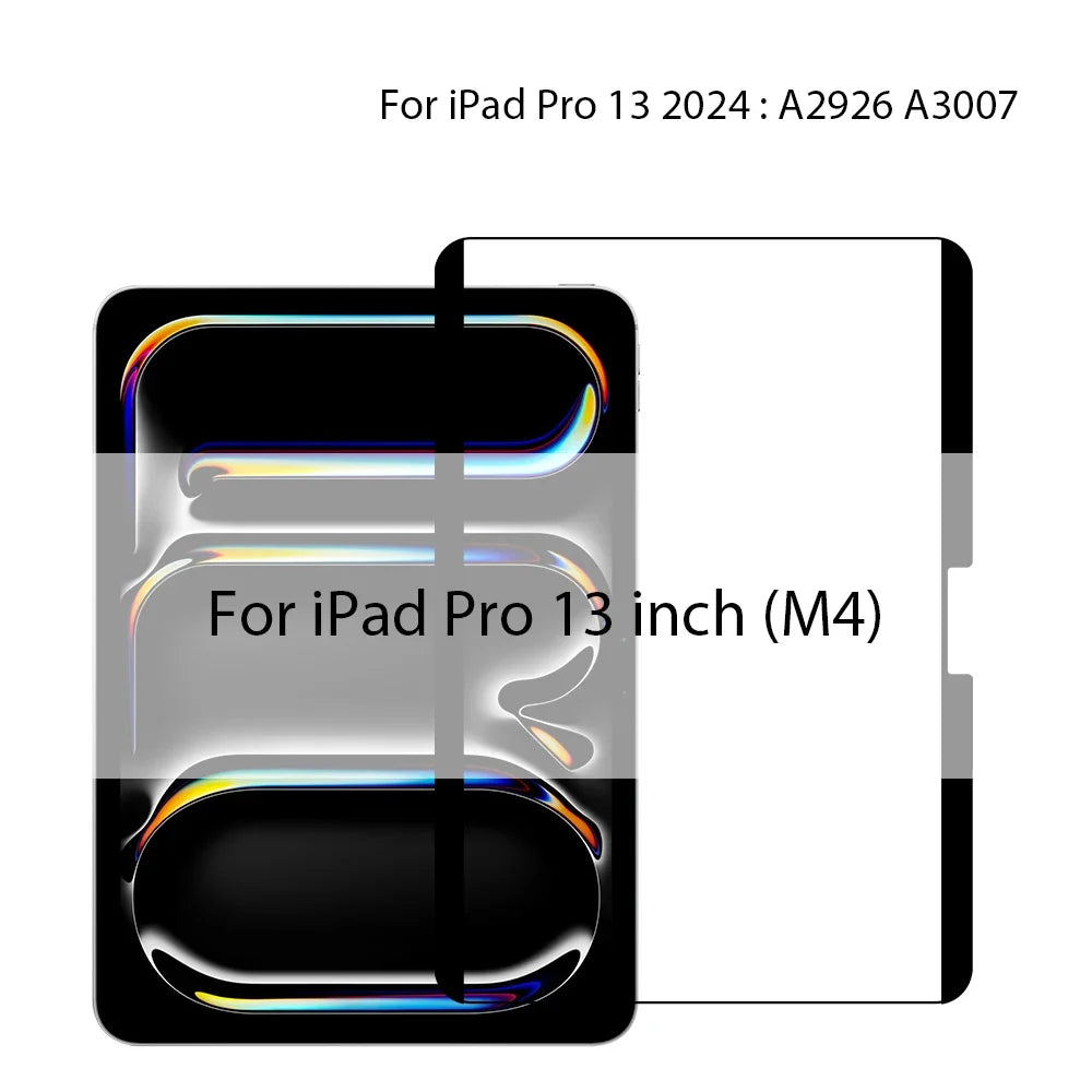 Magnetic Like Paper Film For Ipad Pro 13 M4 12.9 A16 10 9 10th 9th Generation Screen Protector Air 11 M3 M2 5 4 3 2 Mini 7 6 A17