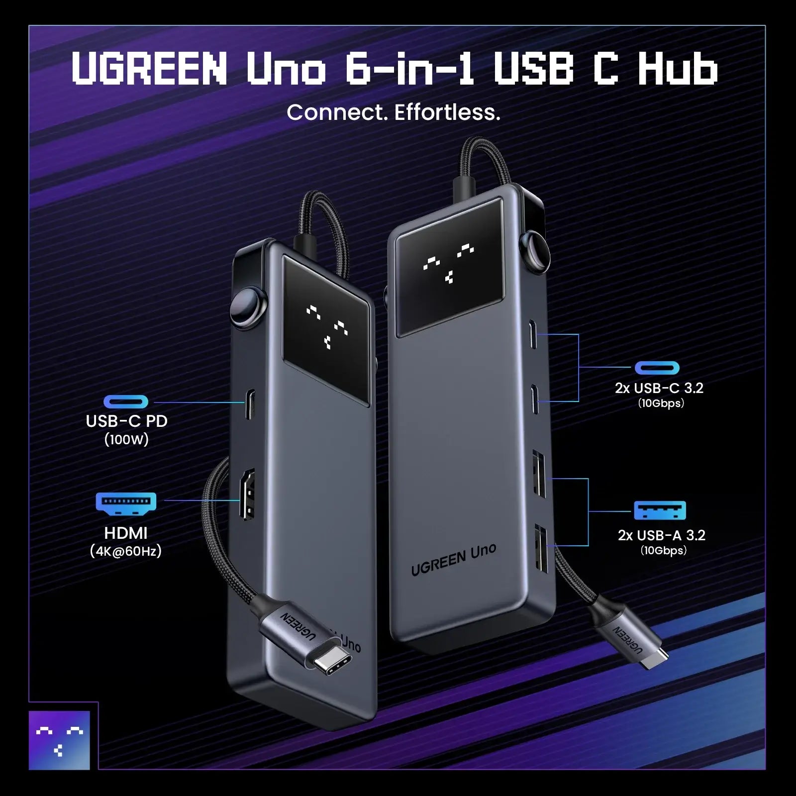UGREEN Uno USB-C Hub for iPad Pro and USB-C laptops