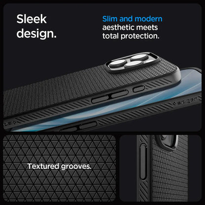 Spigen Liquid Air Case for iPhone 16 front view Techs Park