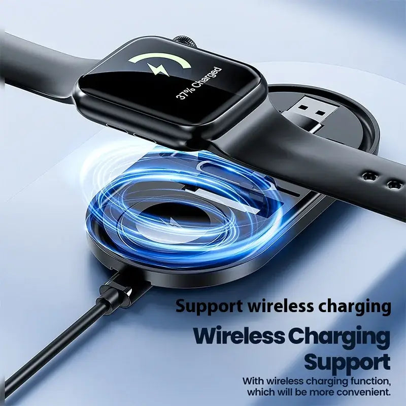 All-in-One Charge Card by Techs Park showcasing wireless charging support for smart devices.