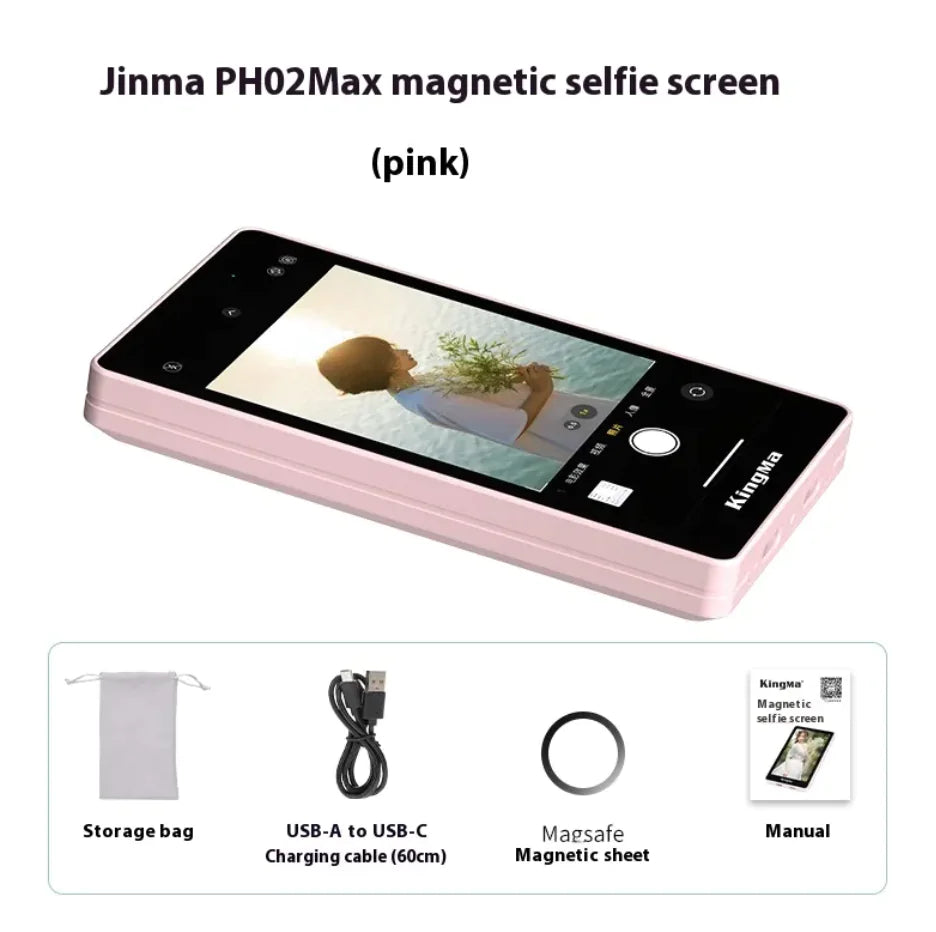Magnetic Rear Camera Selfie Mirror Screen
