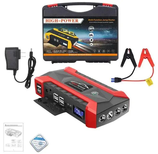 Portable Car Starter Compact 1000A Jump Starter