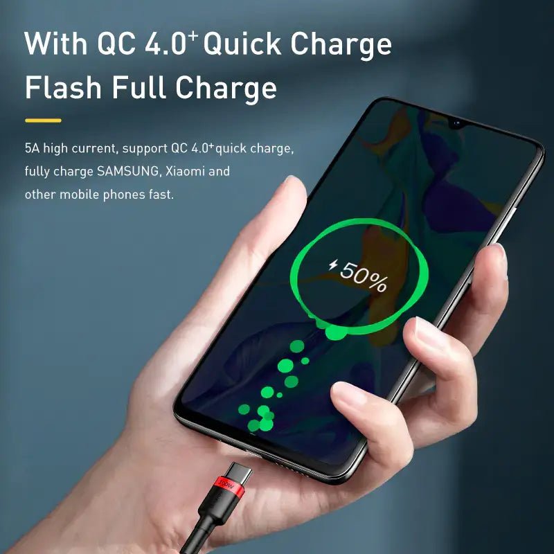 100W USB C Fast Charging Cable - Baseus for MacBook Pro