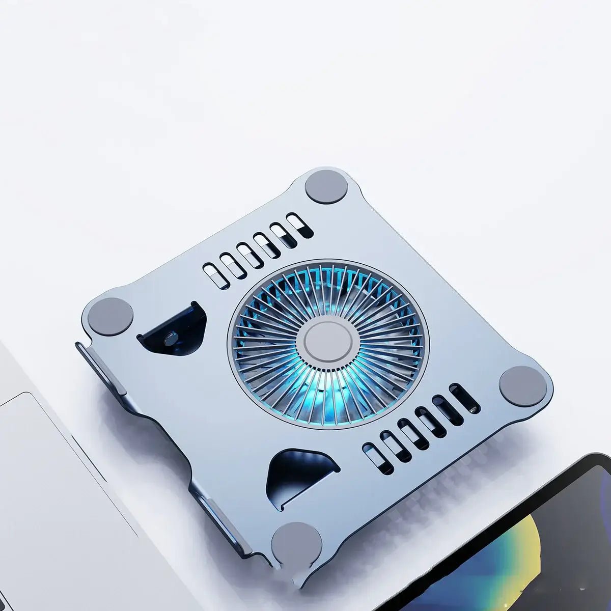 adjustable laptop stand with fan - Cool & Ergonomic Design