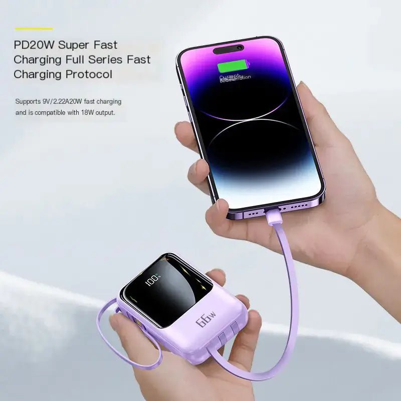 Mini 20000mAh Power Bank with PD 66W Fast Charge