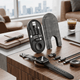 All-in-One Charge Card by Techs Park on a desk, showcasing its compact design and charging options.